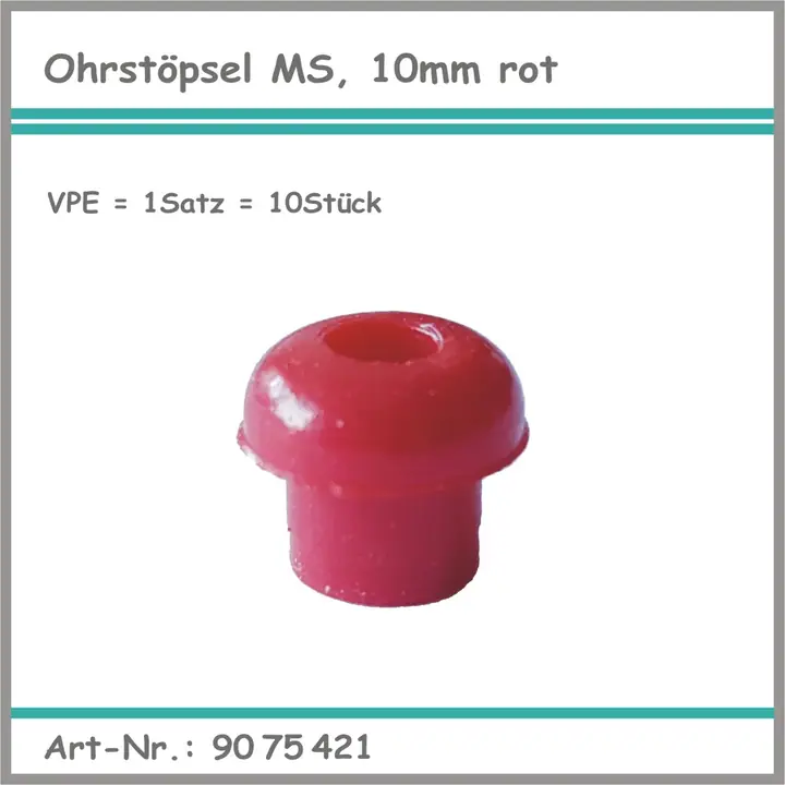 Ohrstöpsel für Resonance R16m / R26m (10mm)