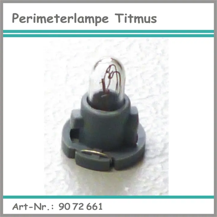 Perimeterlampe für Titmus T2a/s