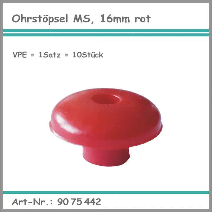 Ohrstöpsel für Resonance R16m / R26m (16mm)