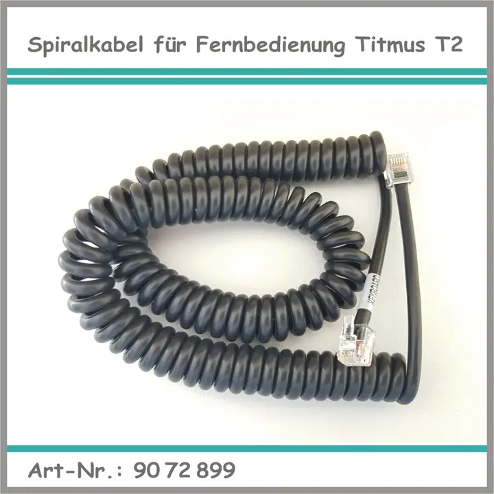 Spiralkabel für Fernbedienung Titmus T2
