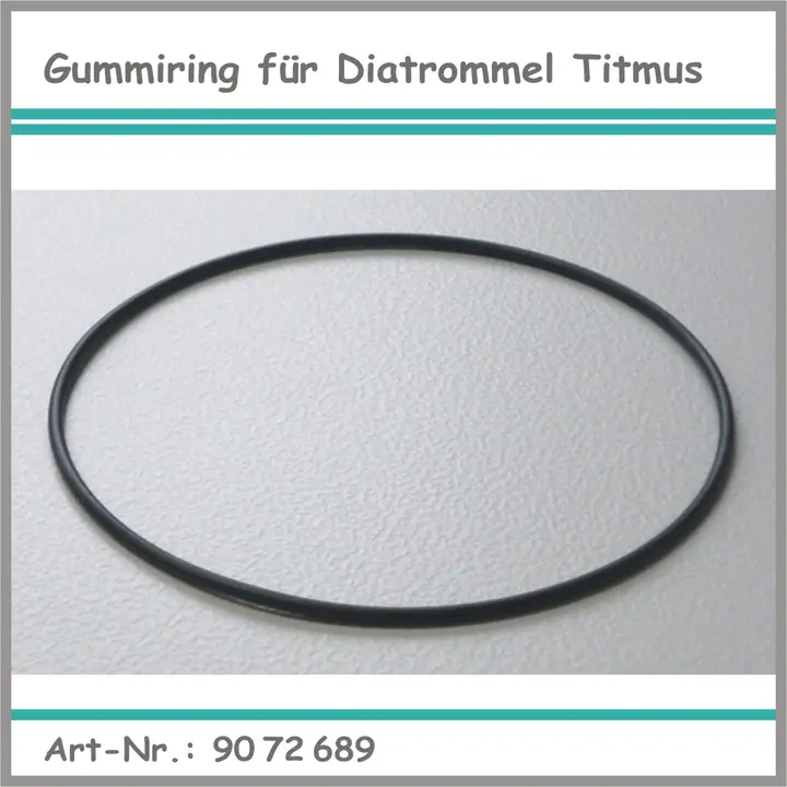 Gummiring für Diatrommel Titmus T2a/s