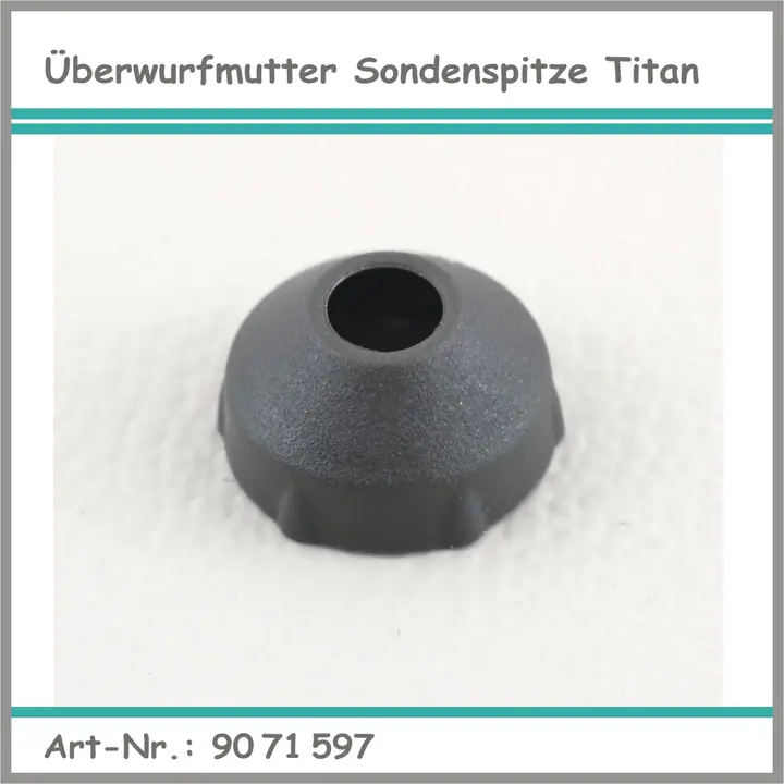 Überwurfmutter für Sondenspitze Titan