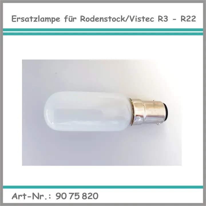 Dia-Lampe für Rodenstock / Vistec R3 / R22